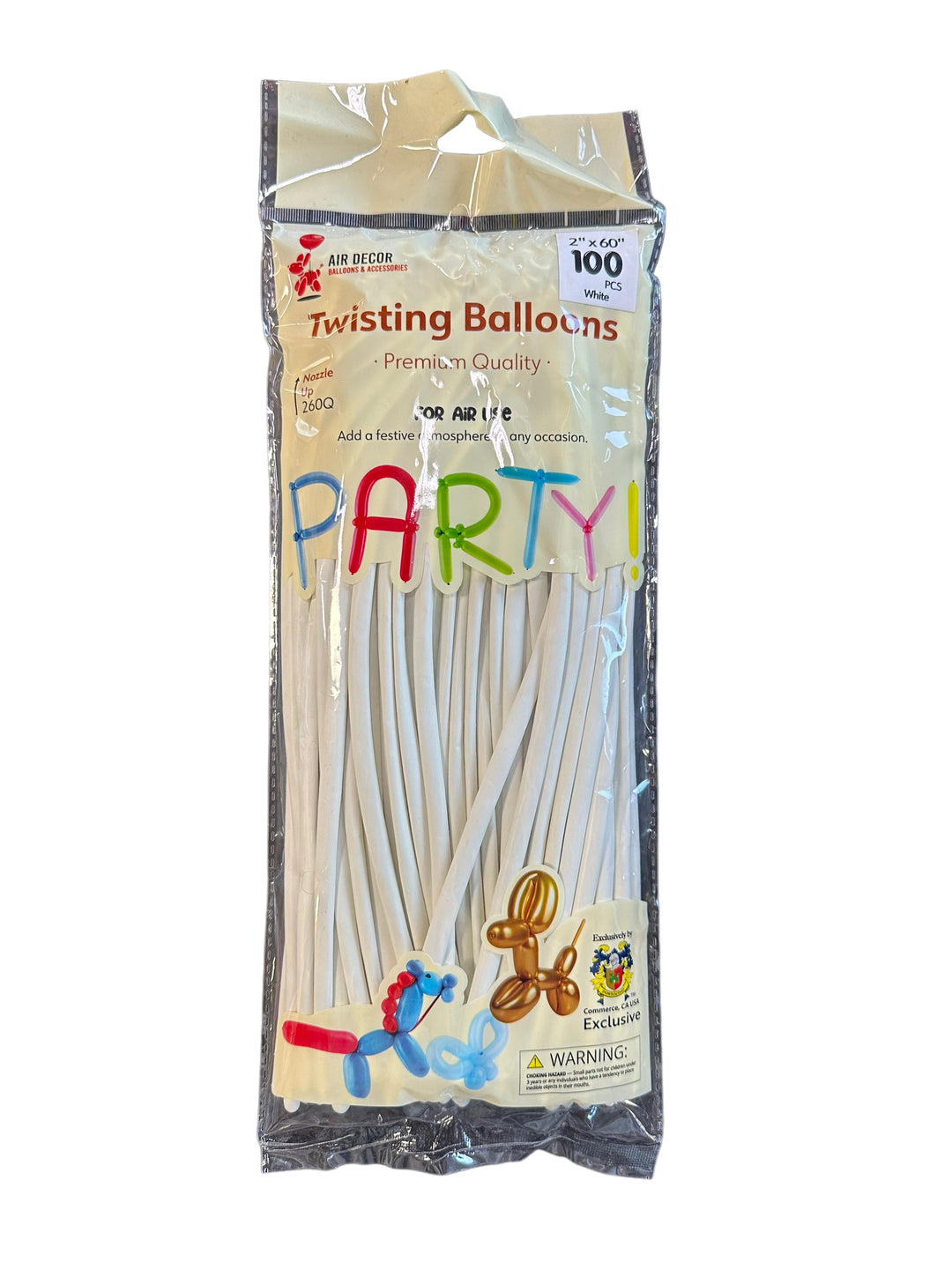 Air Decor Modelling Balloons 100ct