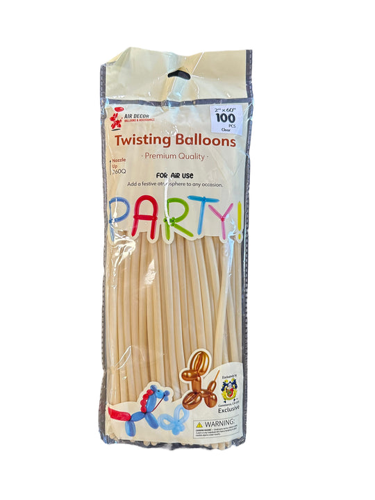 Air Decor Modelling Balloons 100ct