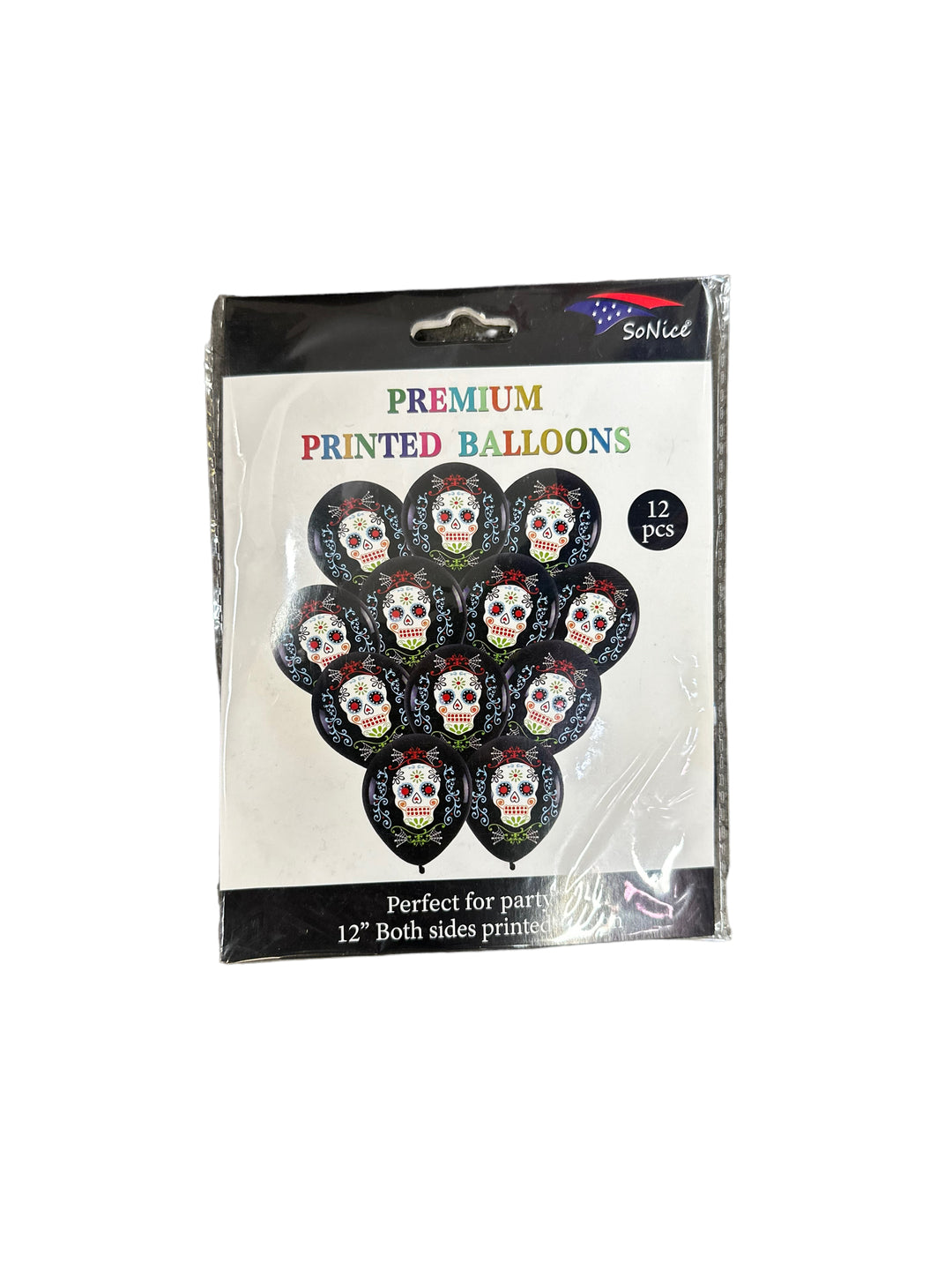 Calavera Latex Balloons 12pcs