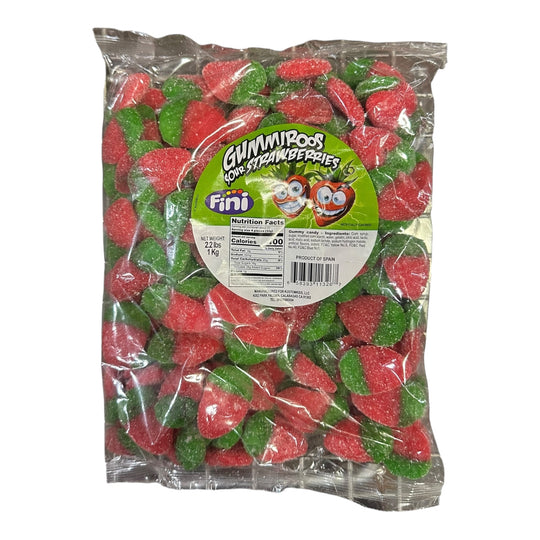 Fini Gummiroos Sour Strawberries 2.2lbs