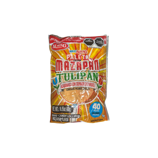 Alteno Paleta Mazapan Hard Candy Lollipops 40ct