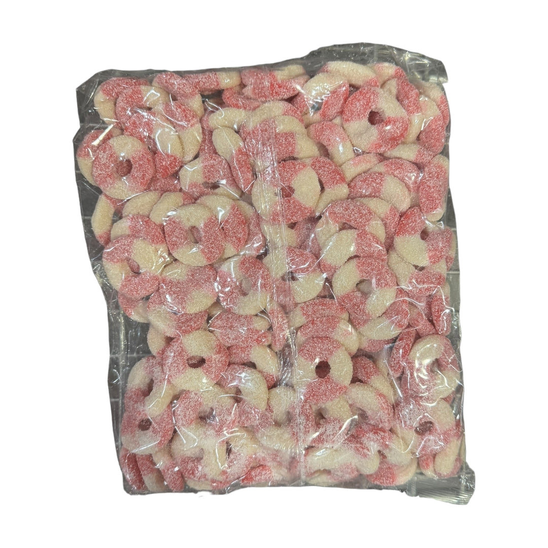 Fini Gummiroos Sour Strawberry Rings 2.2lbs