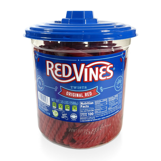 American Licorice Red Vines Jar: 5.5lb 1ct