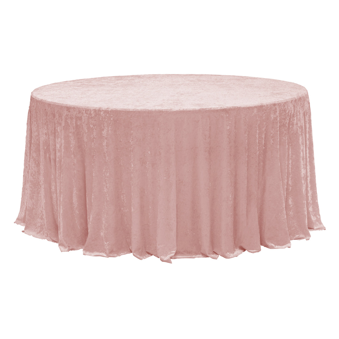 ROUND VELVET TABLE COVER 120"