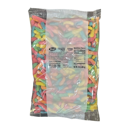 Jovy Neon Gummy Worms 5lbs