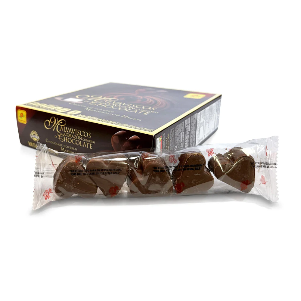 De La Rosa Corazon Con Chocolate 50Ct