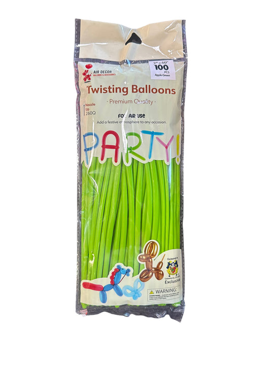 Air Decor Modelling Balloons 100ct