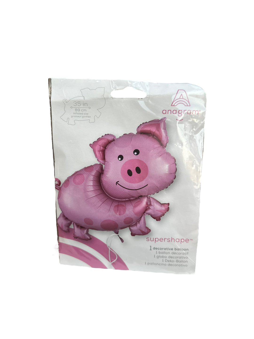 Pig Super Shape Foil Balloon