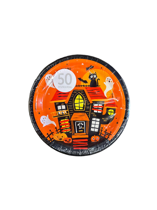 Halloween Plates 50ct