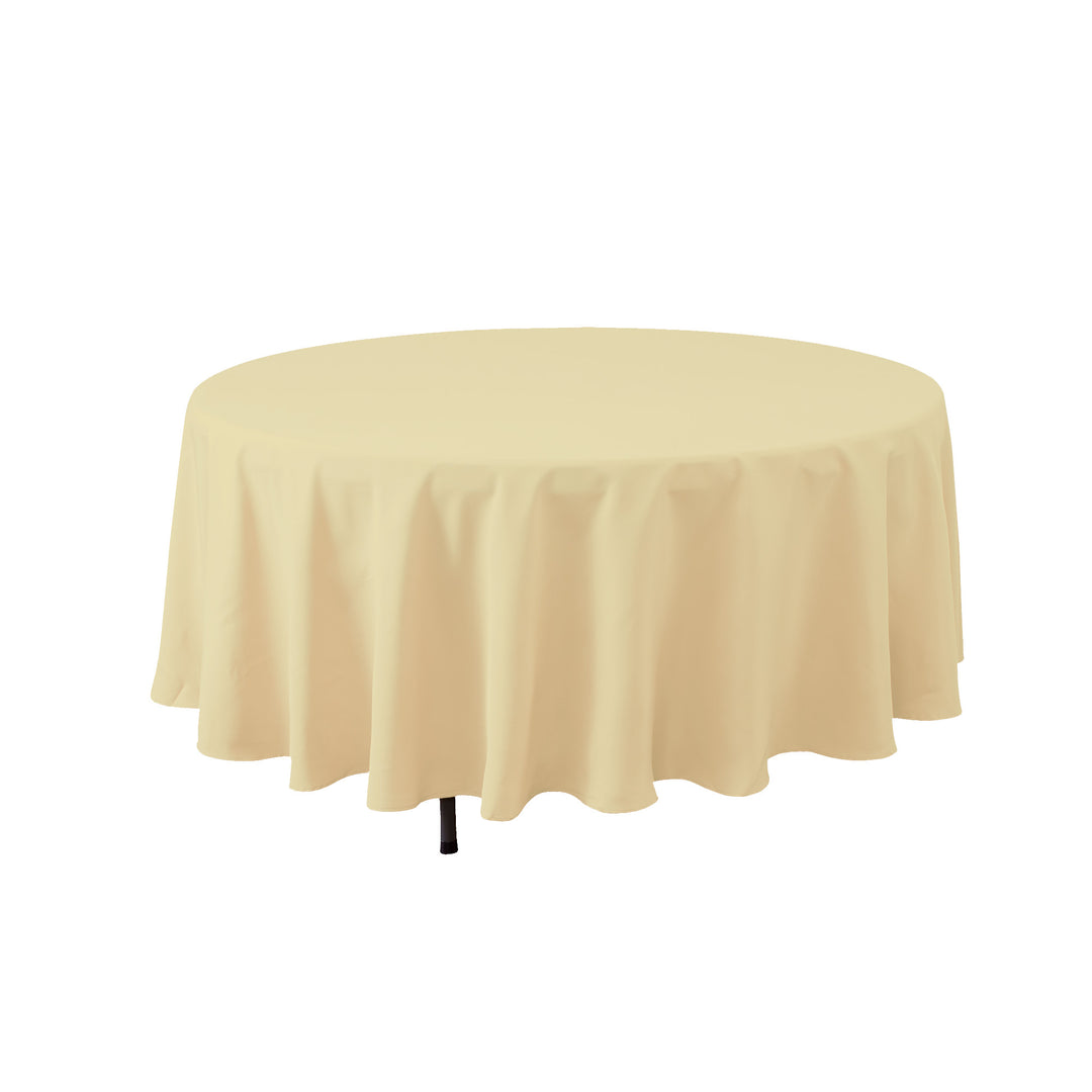 VALUE ROUND POLYESTER TABLE COVER 108"
