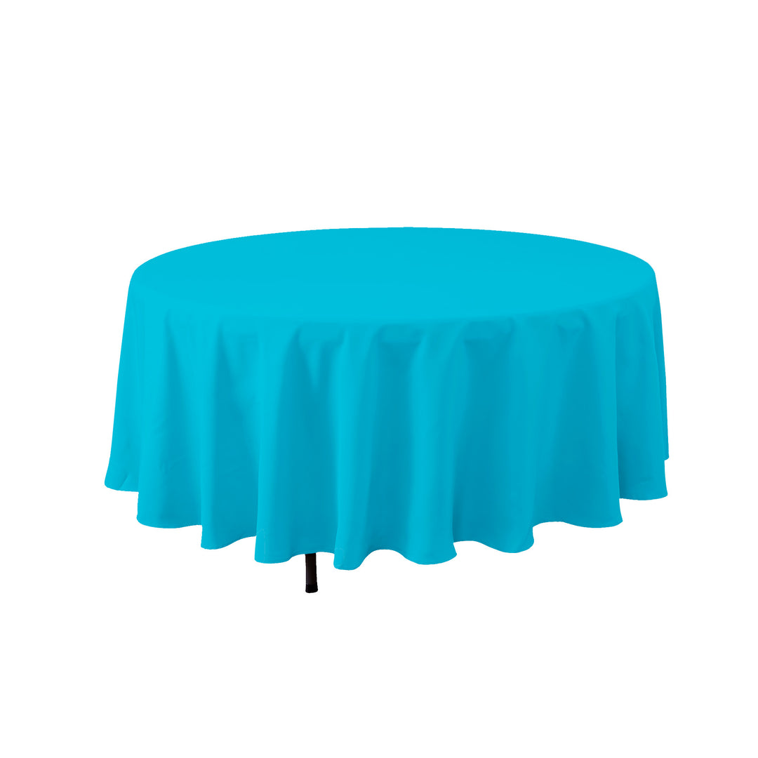 ROUND POLYESTER TABLE COVER 108"