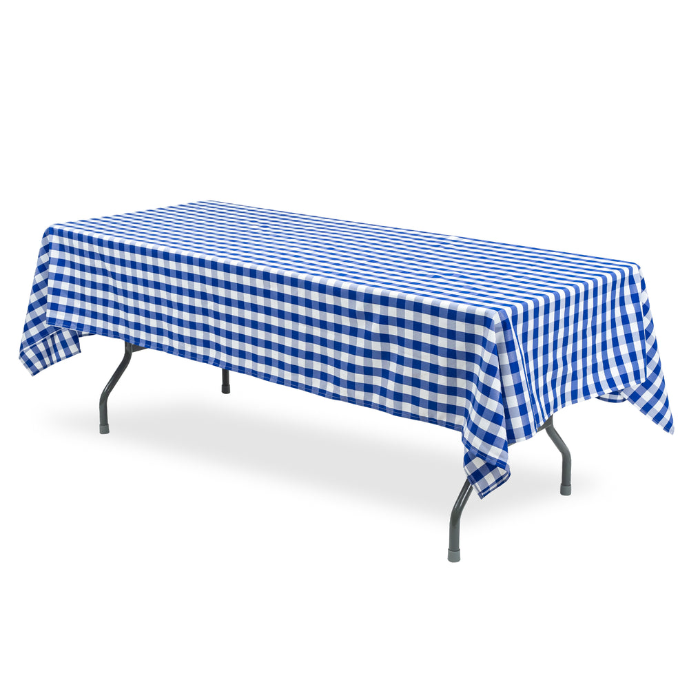BUFFALO PLAID RECTANGLE POLYESTER TABLE COVER 60" X 102"