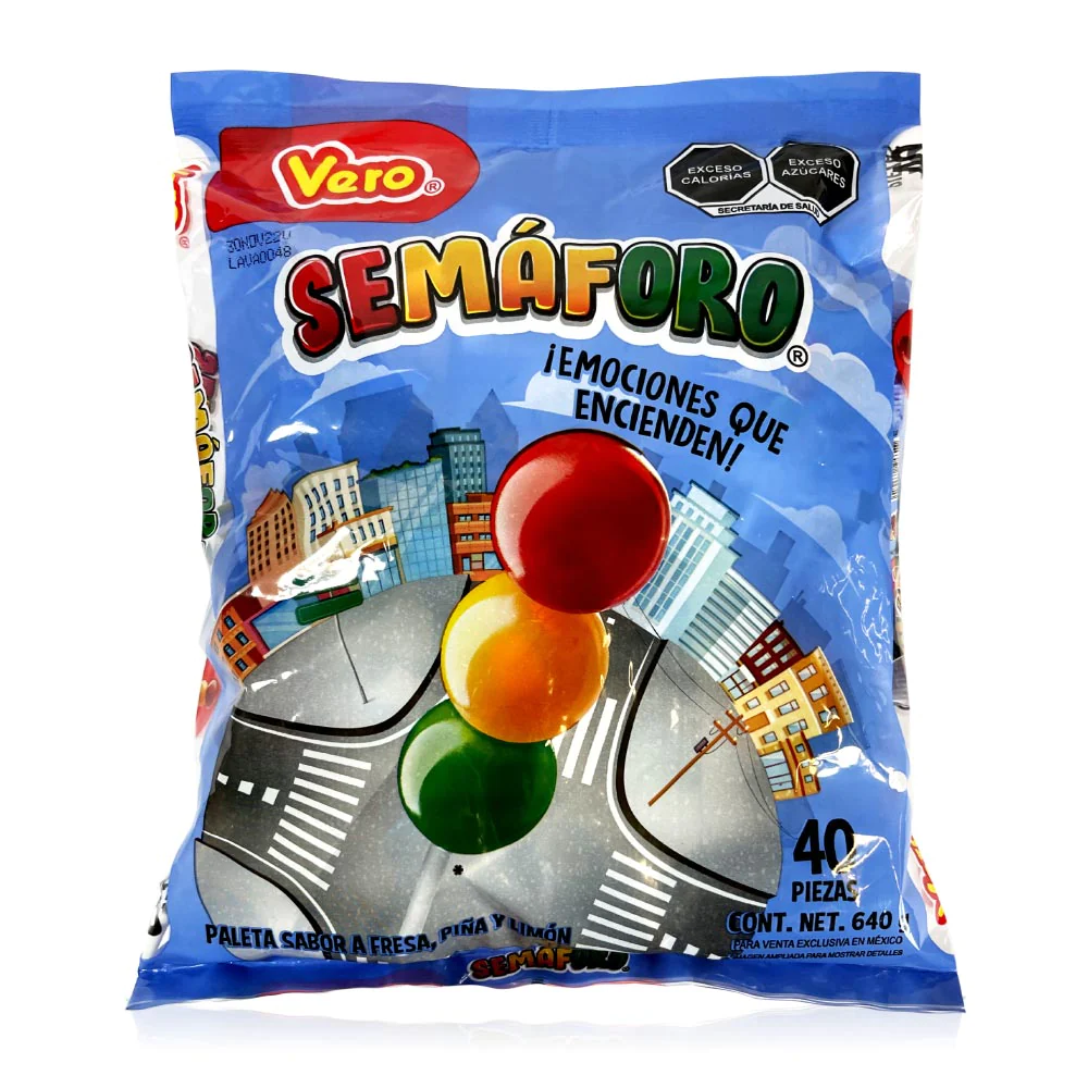 Vero Paleta Semaforo 40Ct