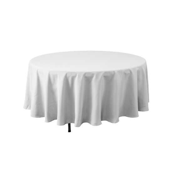 VALUE ROUND POLYESTER TABLE COVER 108"