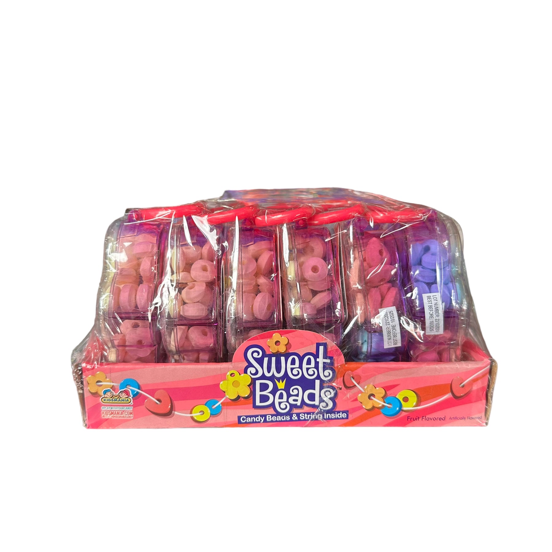 Kidsmania Sweet Beads  Candy Beads & String - 12 / Box - Candy