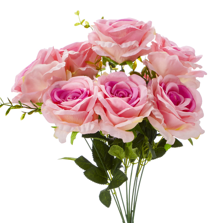 Artificial Rose Bouquet 25-0403WH