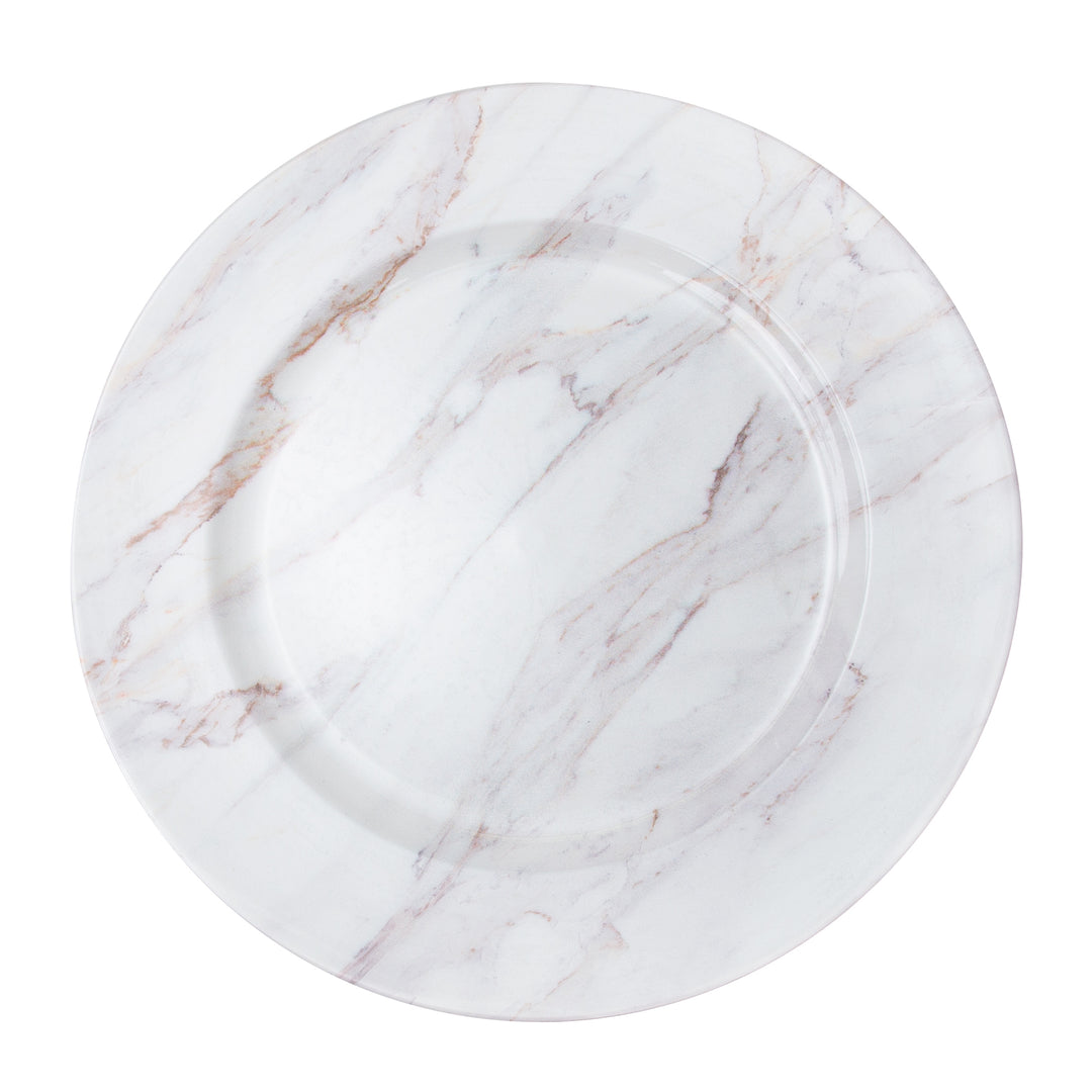 Marble Charger Plate 15-0812