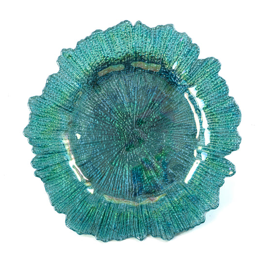 Glass Reef Charger Plate 90-1017